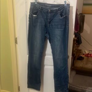 Old Navy Women's Blue Flare & Wide Leg Jeans
